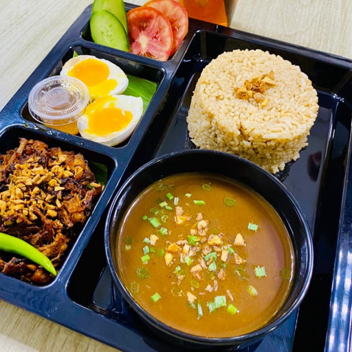 Chicken Pastil Combo with Rice & Iced Tea