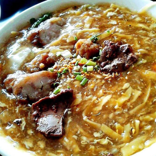 Beef Pares Mami Combo with Rice & Refreshing Iced Tea