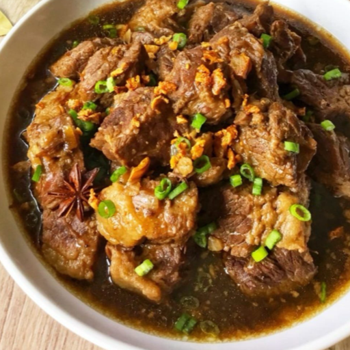 Beef Pares Combo with Rice & Refreshing Iced Tea